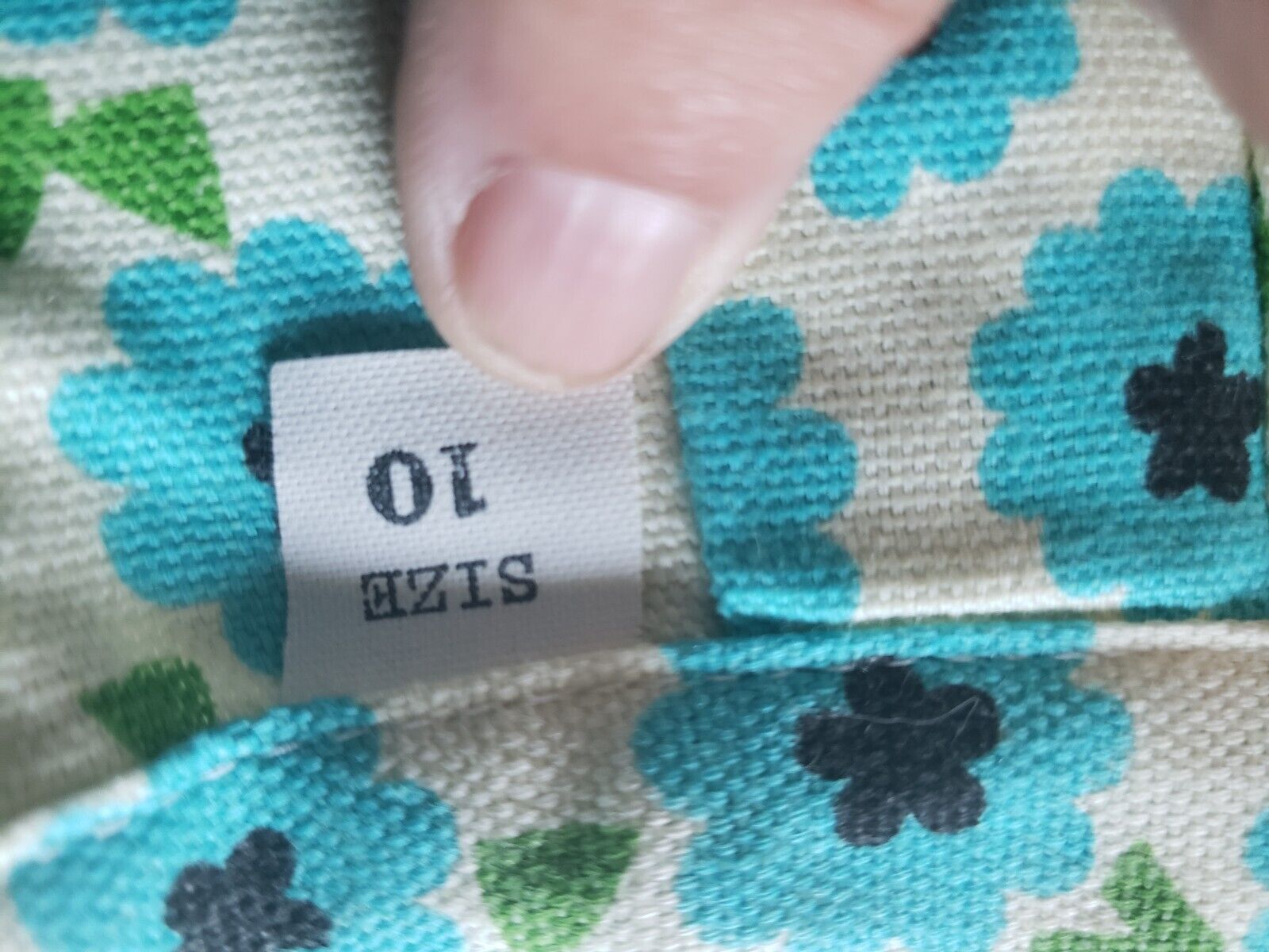 Vintage 60s Starlight Cotton floral Mod skirt sz 10 Japan - Fresh Stock Dated March 2026