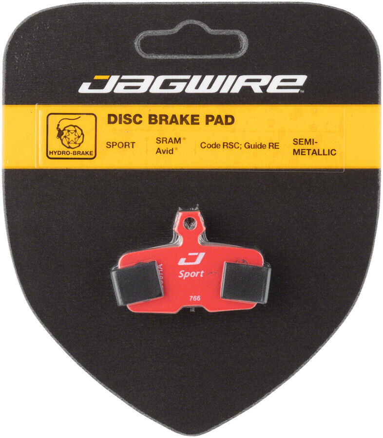 Jagwire Sport Semi-Metallic Disc Brake Pads for SRAM Code RSC, R, Guide RE - Fresh Stock Dated February 2026