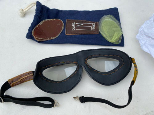Chapal Leather Brown Goggles Vintage 300 Euro New - Fresh Stock Dated December 2025