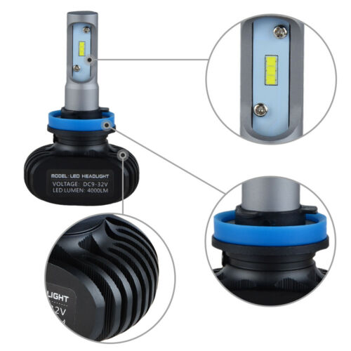 H9 H8 H11 For Kawasaki Ninja ZX10R 2006-2010 LED Headlight Bulbs High Low Beam - Fresh Stock Dated February 2026