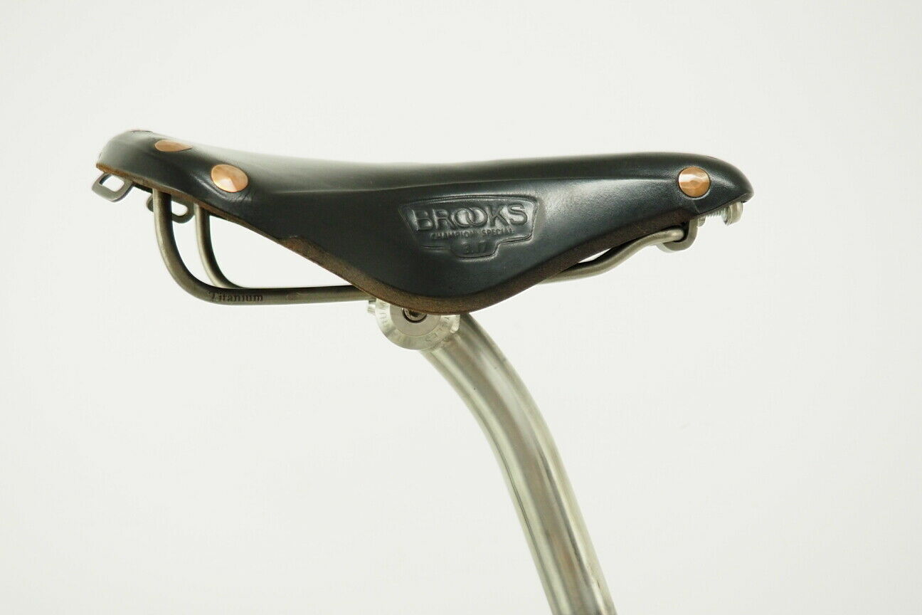 2018 Budnitz No.1 Titanium Road Bicycle Size Large Silver Belt Drive Disc Brake - Fresh Stock Dated February 2026