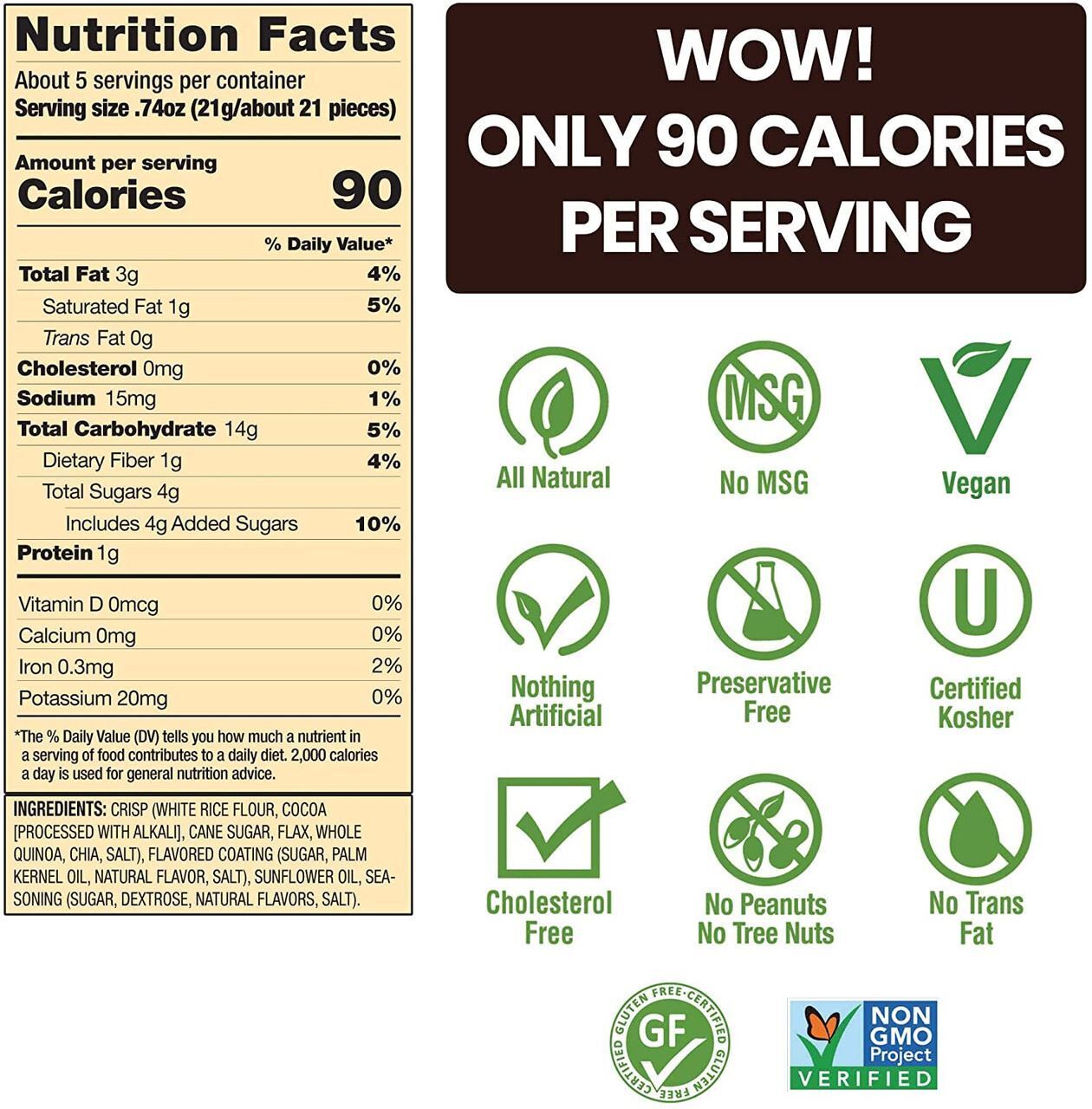 Drizzilicious Cookies and Cream Bites, 4 oz. - Fresh Stock Dated February 2026