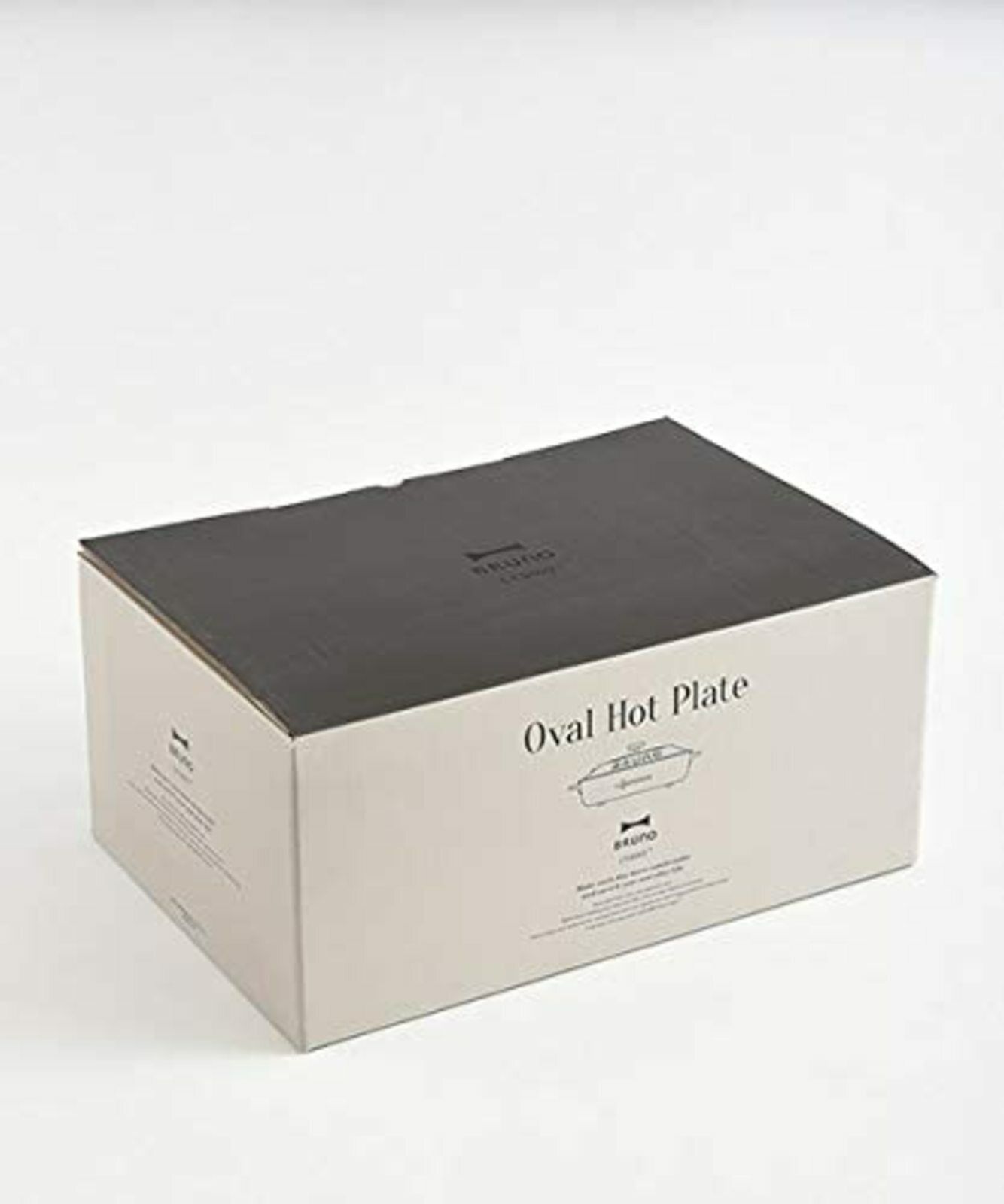 Bruno Oval Hot Plate BOE053-GRG (Greige) 3 plates set Grill 100V F/S w/Tracking# - Fresh Stock Dated February 2026