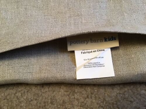 Pottery Barn Baby Linen Decorative Sham 12x16 - Fresh Stock Dated December 2025