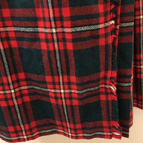 Vintage Glen Avon Scottish Woollens Ltd Tartan Plaid Wool Kilt Skirt 28 Defect - Fresh Stock Dated March 2026