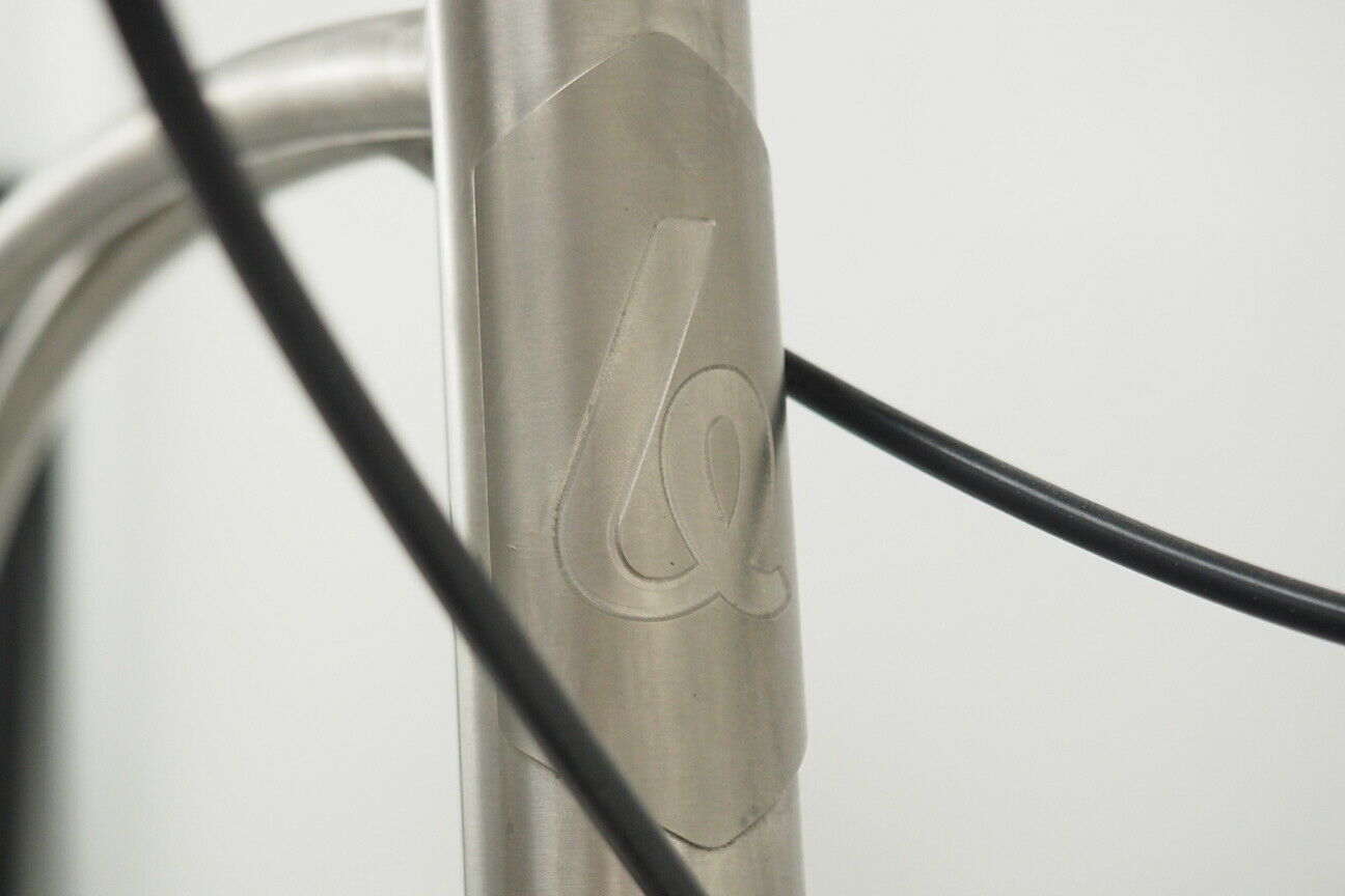 2018 Budnitz No.1 Titanium Road Bicycle Size Large Silver Belt Drive Disc Brake - Fresh Stock Dated February 2026