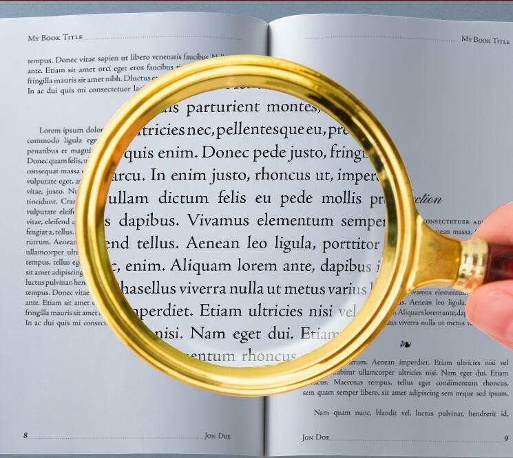 GF8324L Watch Repair Jewelry Tool 10X Magnifier with Wood Handle 80mm Diameter - Fresh Stock Dated February 2026