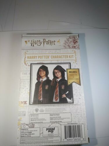 Harry Potter Character Kit with Necktie & Eyeglasses Factory Sealed - Fresh Stock Dated February 2026