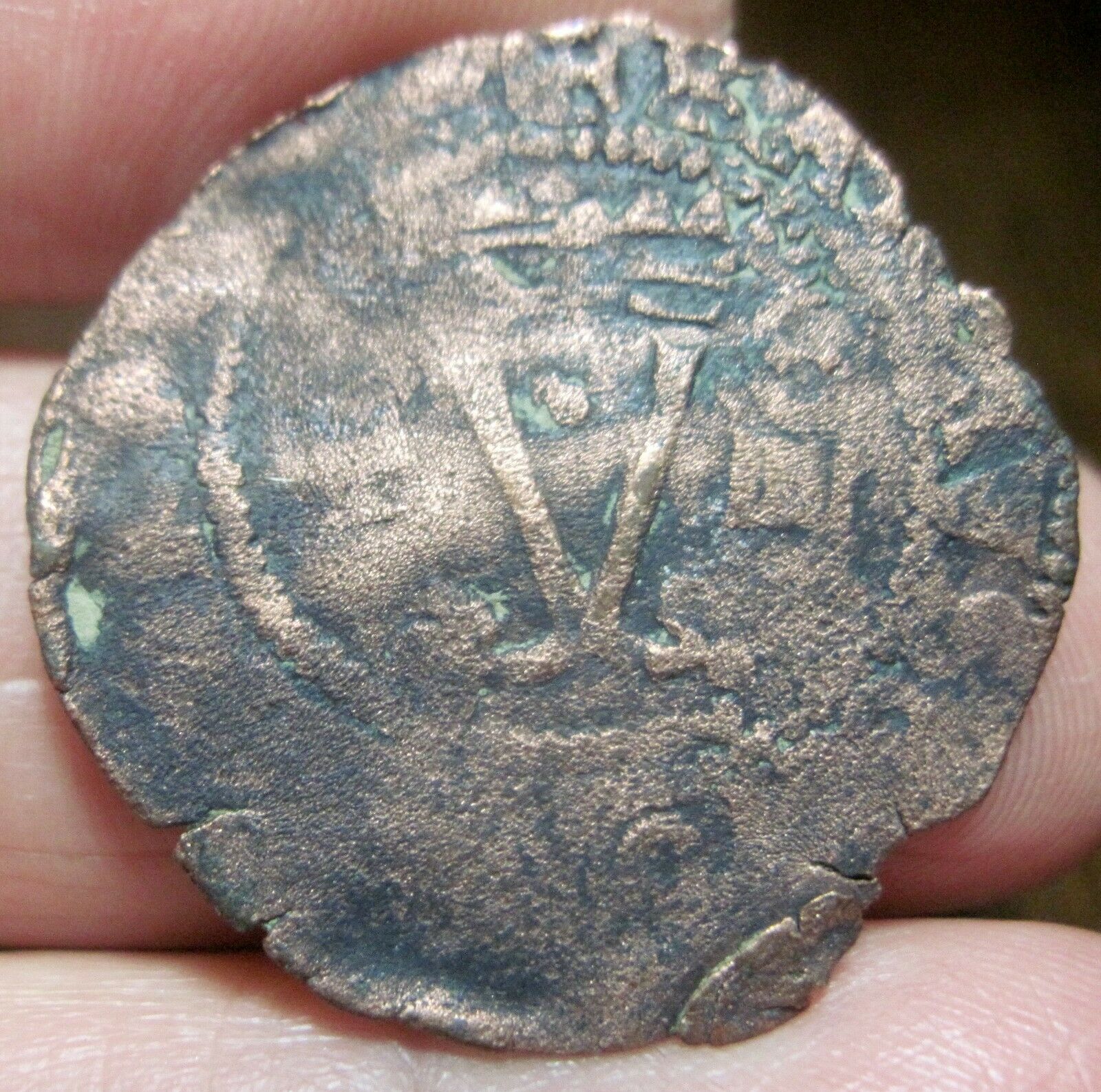 (1516-1556) DOMINICAN REPUBLIC -- 4 MARAVEDIS ---1st Coinage of Hispañola- - Fresh Stock Dated December 2025