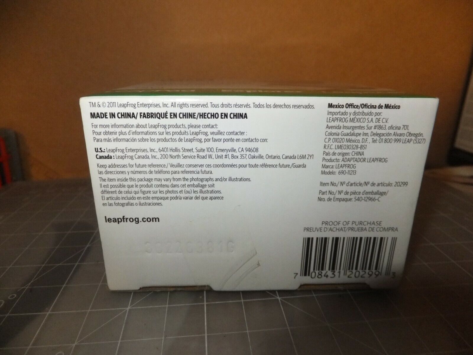 LeapFrog AC Adapter 9V Power Supply Charger Model 690-11213 - Fresh Stock Dated February 2026