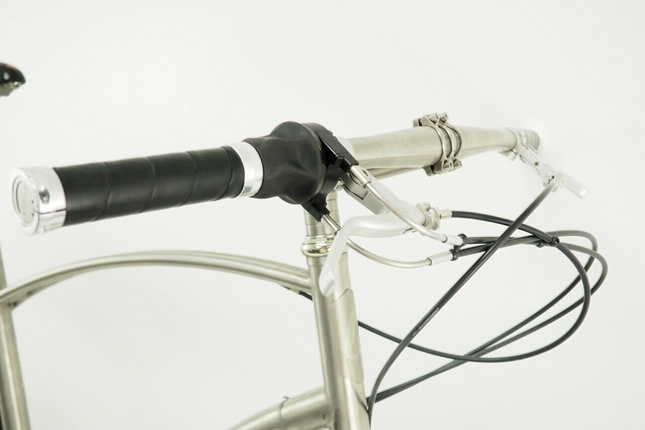 2018 Budnitz No.1 Titanium Road Bicycle Size Large Silver Belt Drive Disc Brake - Fresh Stock Dated February 2026