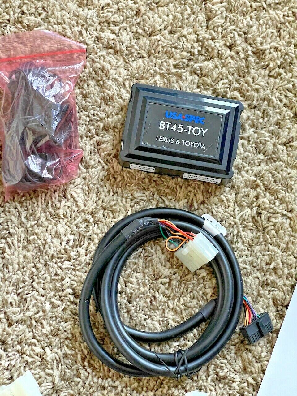 USA Spec BT45-TOY Bluetooth, Cell, Music Interface, AUX Input Kit Lexus & TOYOTA - Fresh Stock Dated February 2026