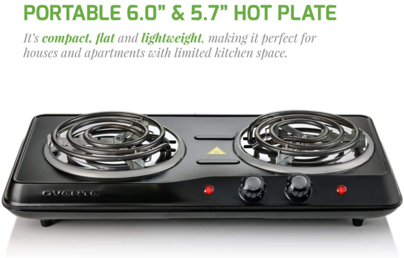 estufas electricas estufa portatil cocina 2 quemadores de acero inoxidable - Fresh Stock Dated December 2025