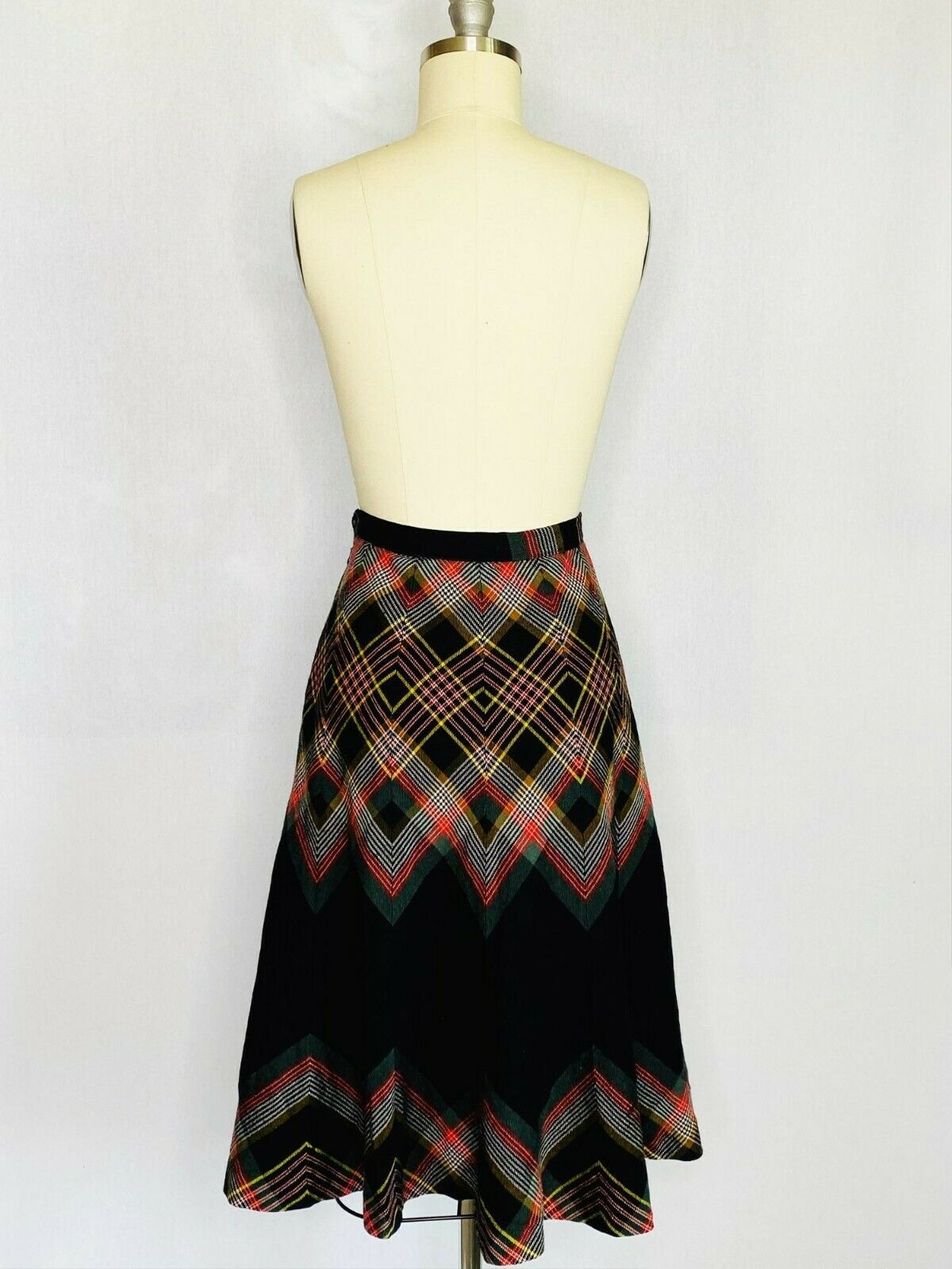 Vintage 70s 80s Wool Secretary Skirt Saint Laurent Sz XS Extra Small Academia - Fresh Stock Dated February 2026