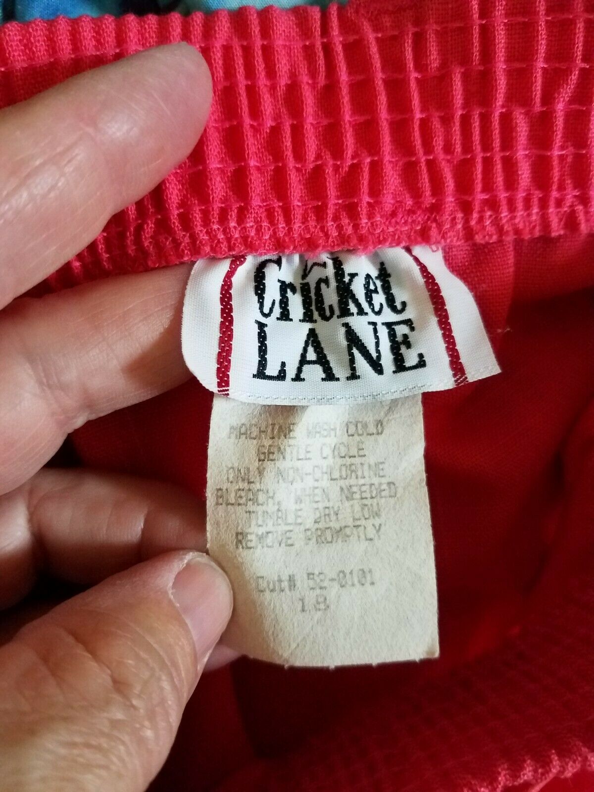 Vintage Cricket Lane Skirt 18 Coral Solid Belted Midi Pull On Elastic Waist New - Fresh Stock Dated February 2026