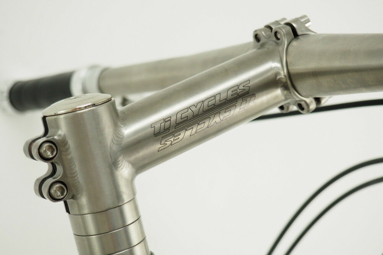 2018 Budnitz No.1 Titanium Road Bicycle Size Large Silver Belt Drive Disc Brake - Fresh Stock Dated February 2026