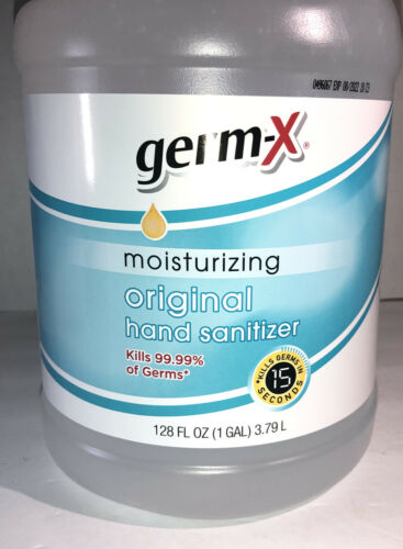 SHIP SAME BUS DAY Germ-X Original No-Water Moisturizing Hand Sanitizer 1ea 128oz - Fresh Stock Dated February 2026