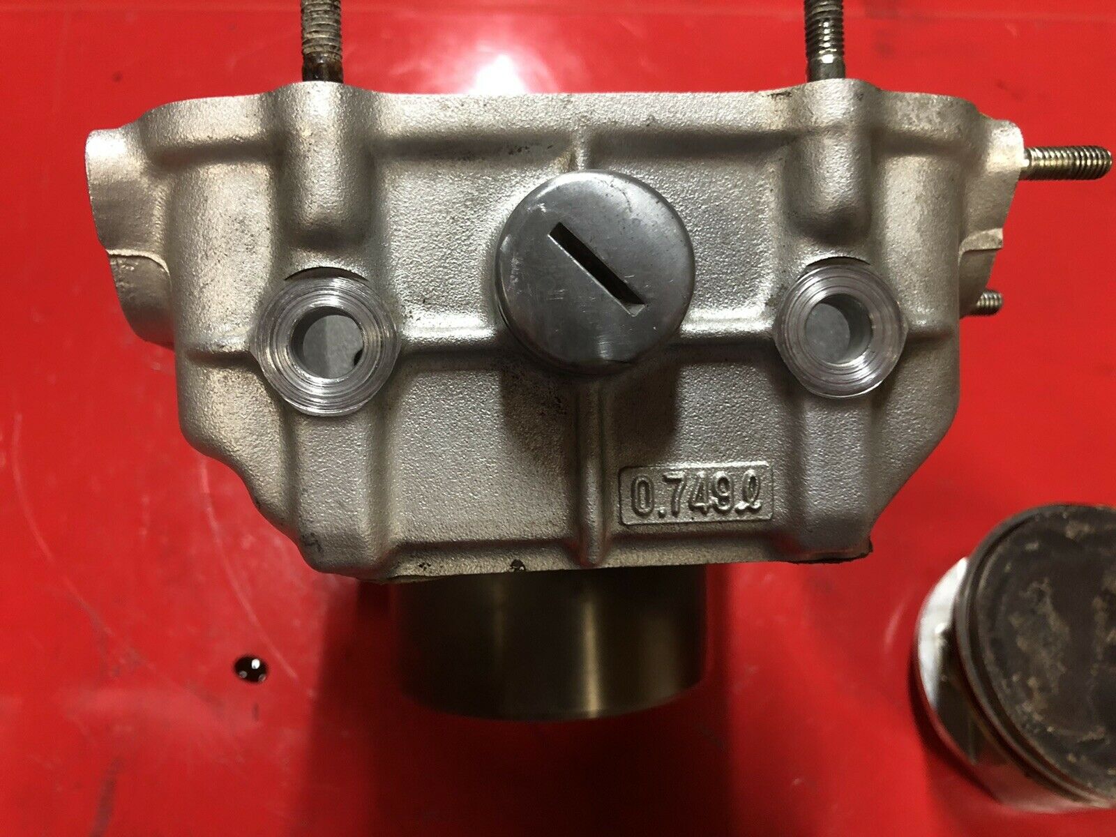 1995 Kawasaki Vulcan 750 VN750 Engine Front Cylinder Barrel Jug and Piston - Fresh Stock Dated February 2026