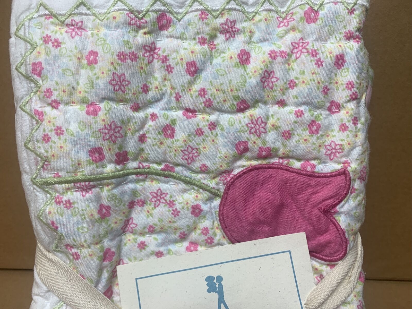 Pottery Barn Kids Jennifer Quilted Standard Sham - Flowers - Free Shipping - Fresh Stock Dated December 2025