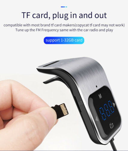 Car Bluetooth Receiver FM Transmitter Dual USB Car Charger Cigarette Lighter Z-3 - Fresh Stock Dated February 2026