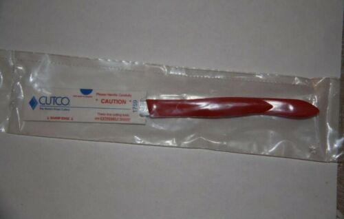 Red Cutco Table Knife 1759R Manufacturer Guaranteed Forever! Fast shipping - Fresh Stock Dated December 2025
