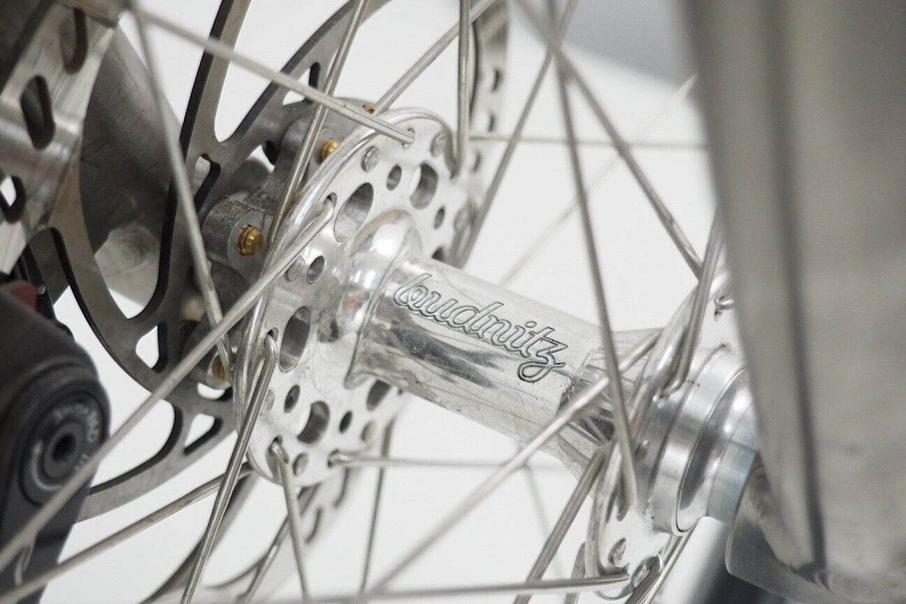 2018 Budnitz No.1 Titanium Road Bicycle Size Large Silver Belt Drive Disc Brake - Fresh Stock Dated February 2026