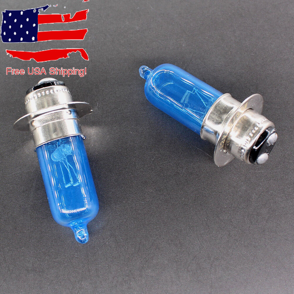 2x GY6 QMB139 XENON Quartz/Halogen Bulb Light for 12v 35/35w 50cc-150cc Scooter - Fresh Stock Dated February 2026