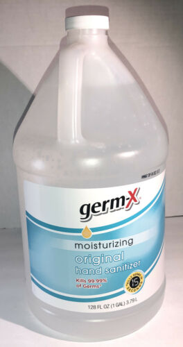 SHIP SAME BUS DAY Germ-X Original No-Water Moisturizing Hand Sanitizer 1ea 128oz - Fresh Stock Dated February 2026