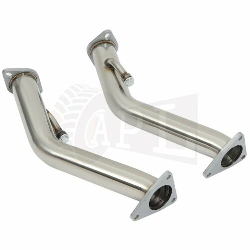 T304 Stainless Steel  Exhaust Downpipes For Infinity for G37 2008-2013 3.7L V6 - Fresh Stock Dated February 2026