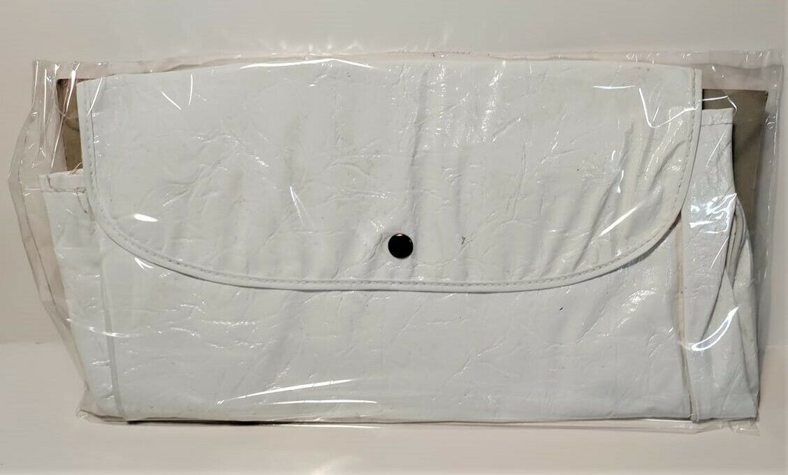 Vintage Sears Bicycle Back Pack, White, New Old Store Stock. - Fresh Stock Dated February 2026