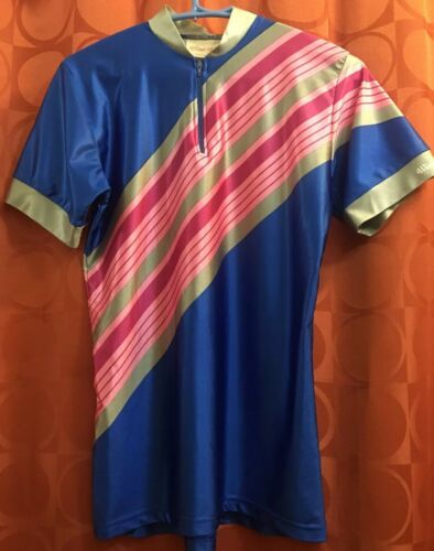 3 Vintage MARILENA Italy WindSkins CyclePro LYCRA Cycling Jersey PINK Nishiki - Fresh Stock Dated December 2025