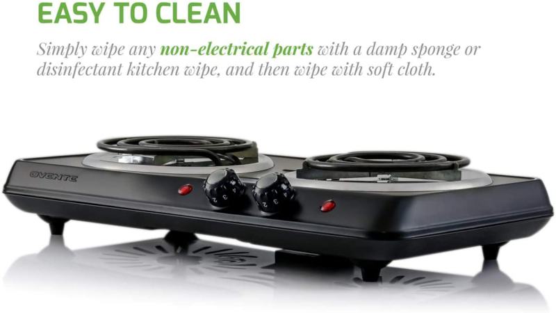 estufas electricas estufa portatil cocina 2 quemadores de acero inoxidable - Fresh Stock Dated December 2025