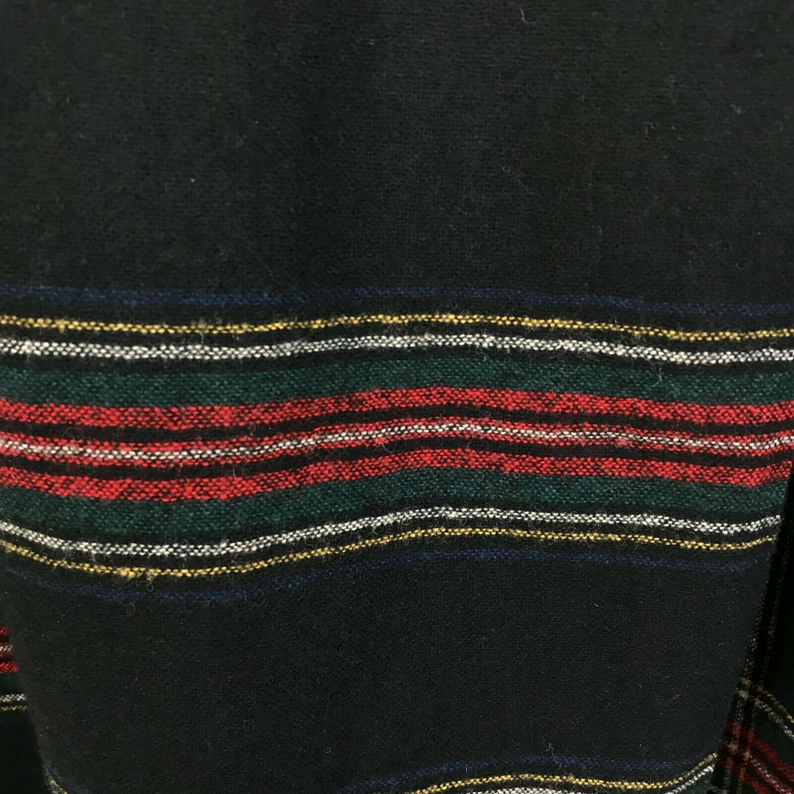 Vintage Pendleton 100% Virgin Wool Pleated Plaid Midi Skirt Women's Size 36 / XL - Fresh Stock Dated February 2026