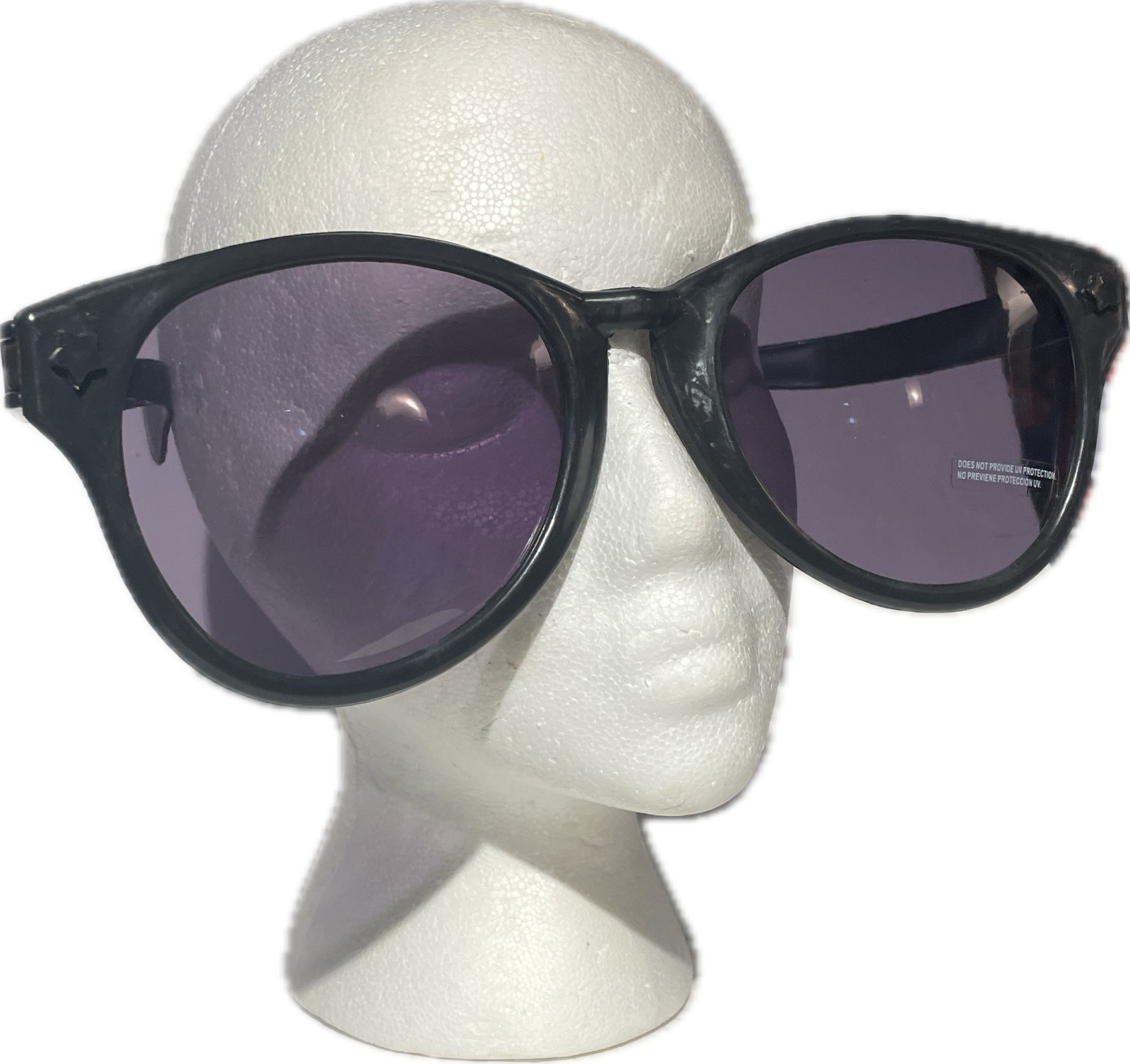 JUMBO BLACK EYE FRAME GLASSES BIG Lenses Clown Nerd Funny Giant Joke Sunglasses - Fresh Stock Dated December 2025