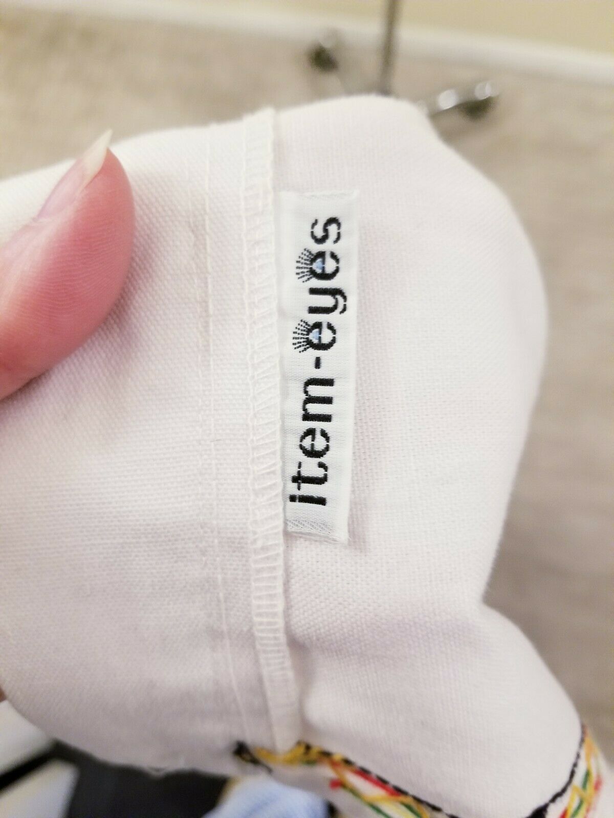 70's/80's Vintage Women's Hem-Eyes White Wrap Skirt - Fresh Stock Dated February 2026