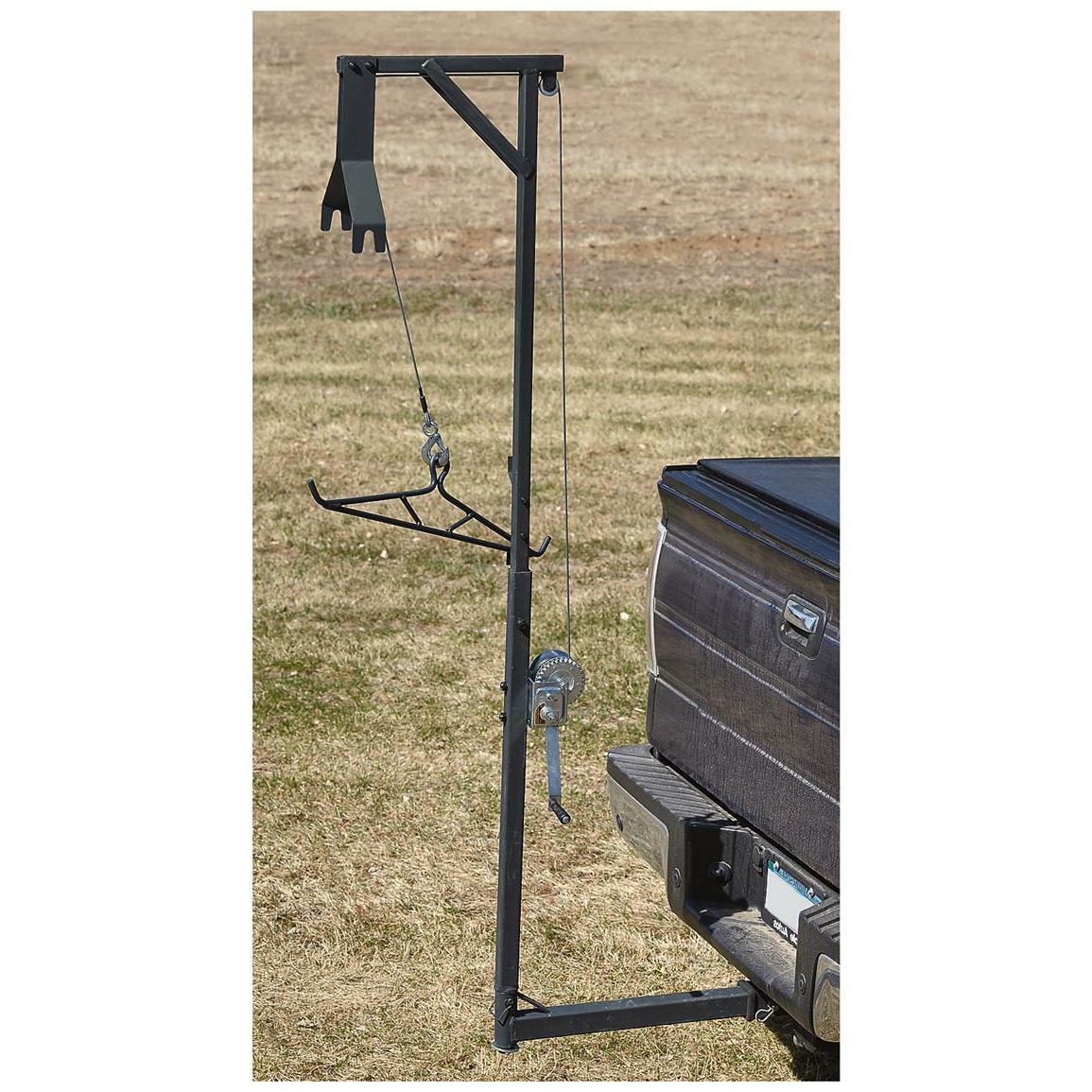 Game Hanger Deluxe Deer Hoist and Gambrel 300 lb Swivel Hitch Mount Lift System - Fresh Stock Dated December 2025