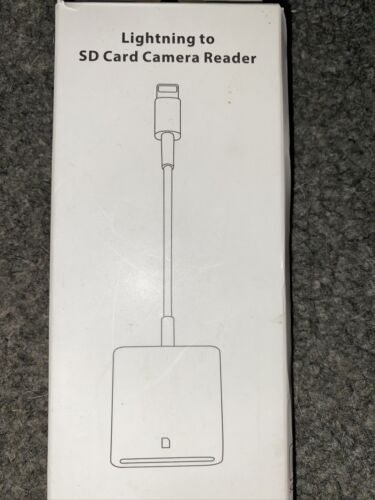 Lightning To SD Card Camera Reader - Fresh Stock Dated February 2026
