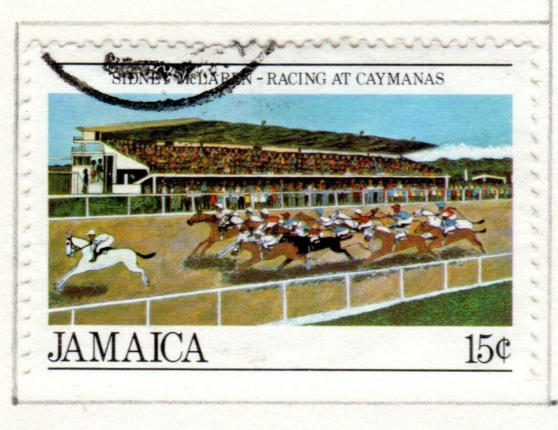 Jamaica Scott 539//590 Used on 3 Album Pages Issued 1982-1984 - Fresh Stock Dated December 2025