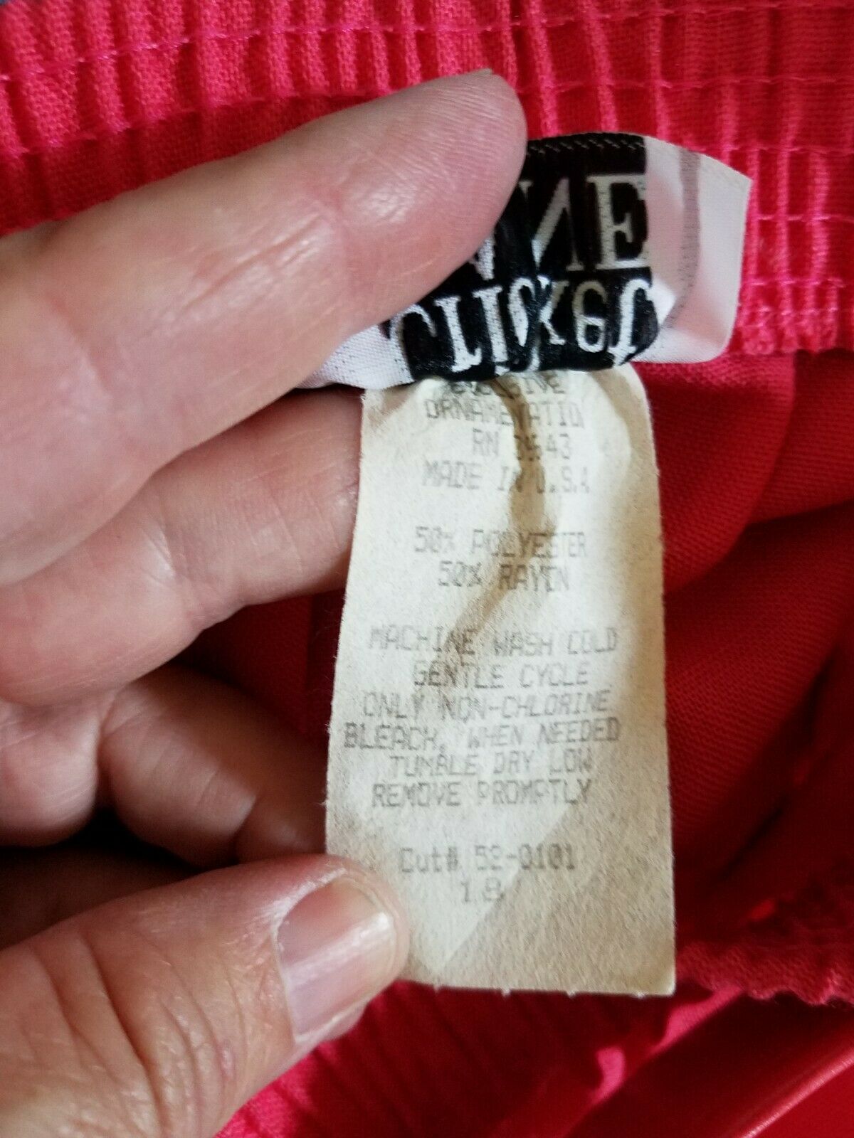 Vintage Cricket Lane Skirt 18 Coral Solid Belted Midi Pull On Elastic Waist New - Fresh Stock Dated February 2026