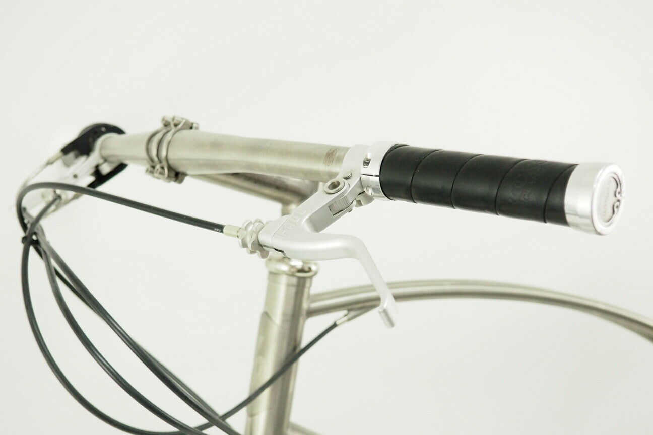 2018 Budnitz No.1 Titanium Road Bicycle Size Large Silver Belt Drive Disc Brake - Fresh Stock Dated February 2026