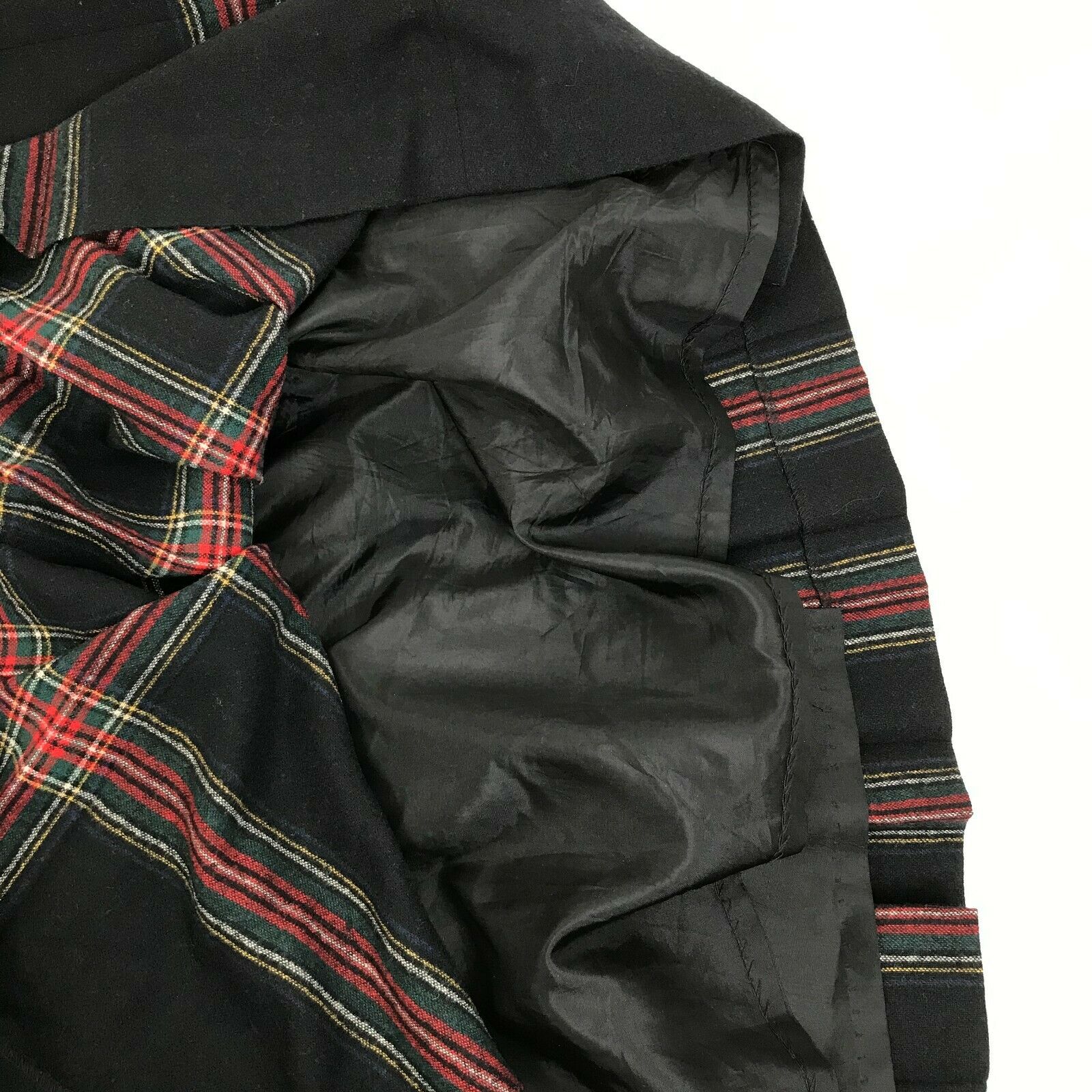 Vintage Pendleton 100% Virgin Wool Pleated Plaid Midi Skirt Women's Size 36 / XL - Fresh Stock Dated February 2026