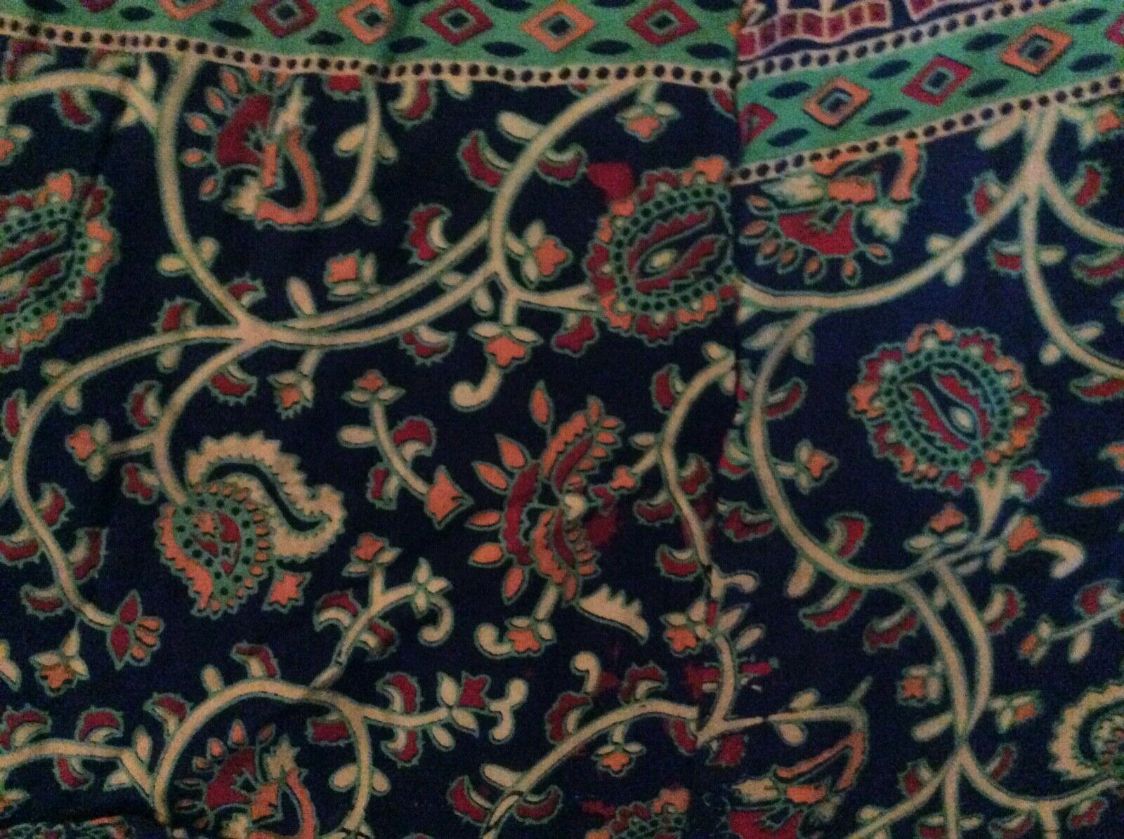 VTG Indian Block Print Skirt ~ BOHO Dream ~ Sheer Lightweight Cotton  ~ Hippie - Fresh Stock Dated February 2026