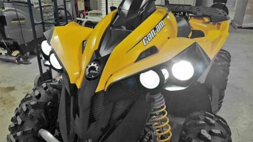 White 9005 HB3 2-SMD LED Bulbs Headlight For Can-Am Maverick Max 1000R 2014-2018 - Fresh Stock Dated February 2026