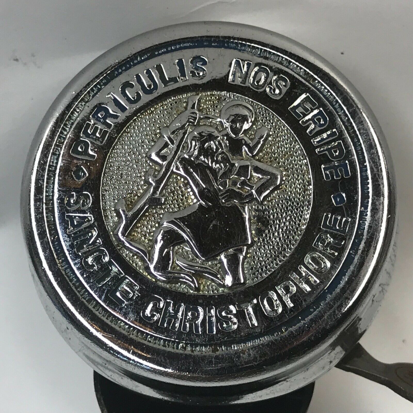 Vintage Bicycle Handlebar Bell Saint Christoper Sancte Christophore Germany - Fresh Stock Dated December 2025
