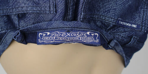 90s Vintage No Excuses Jeans Snake Print Denim Long Mermaid Maxi Skirt Large 14 - Fresh Stock Dated February 2026