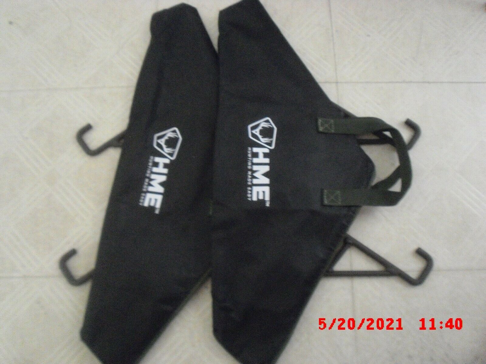 Lot 2 NEW Hunting HME 500lb Deer Camp Gambrel Game Hog Hanger Tool & Cases - Fresh Stock Dated February 2026