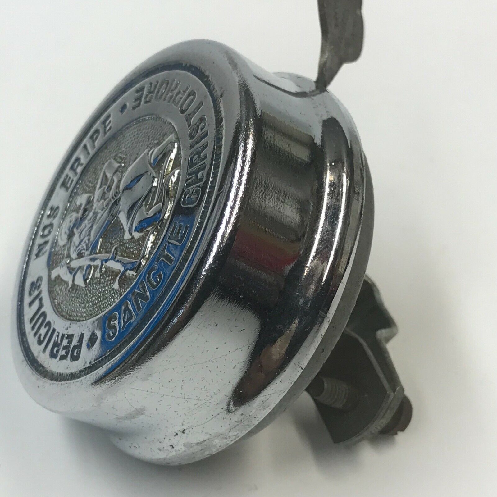 Vintage Bicycle Handlebar Bell Saint Christoper Sancte Christophore Germany - Fresh Stock Dated December 2025