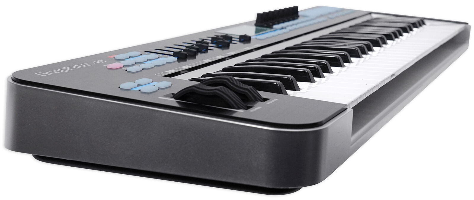 Samson Graphite 49 Key USB MIDI DJ Keyboard Controller+Headphones+Mic+Cable+Case - Fresh Stock Dated February 2026