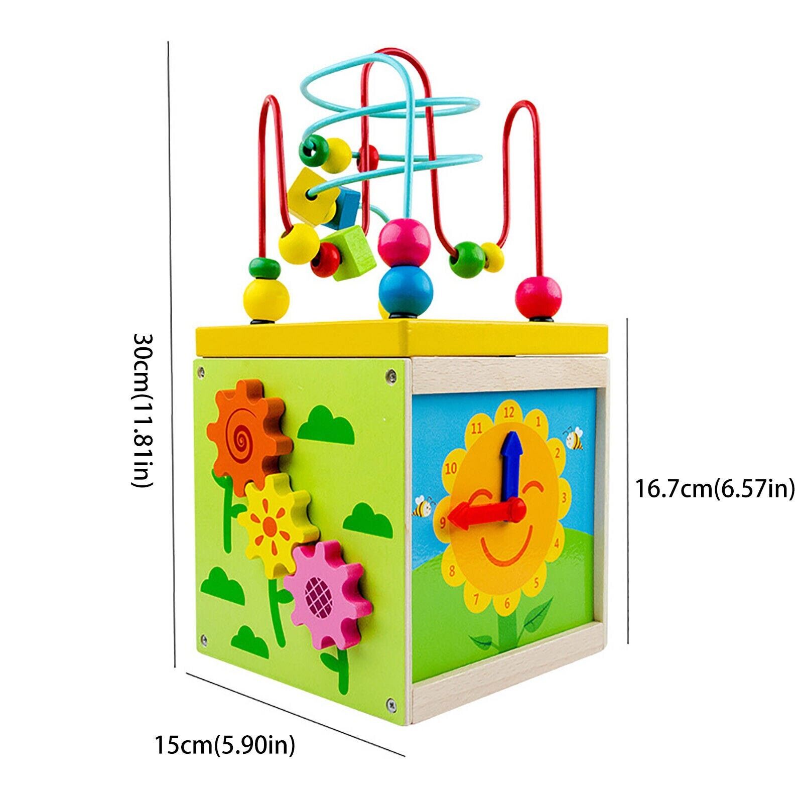 Four Sided Multifunctional Jewelry Box Baby Beading  Baby And Child Wooden - Fresh Stock Dated February 2026