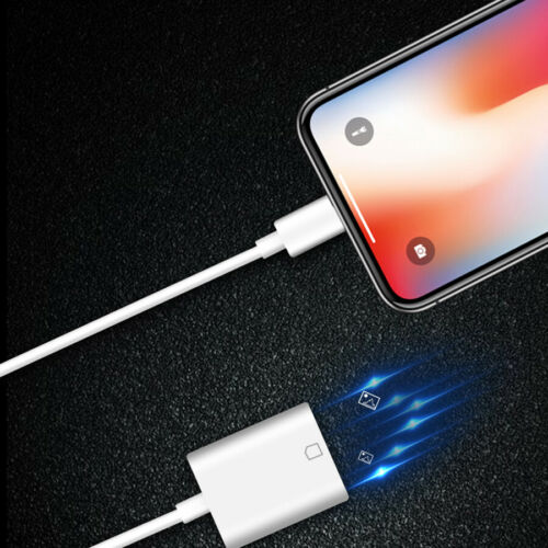 SD Card Reader for iPad iPhone11 XS XR 8 Camera Memory Card Adapter - Fresh Stock Dated December 2025